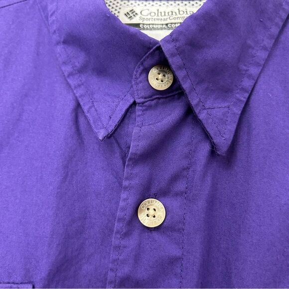 Columbia Collegiate PFG Tamiami Short-Sleeve Button-Down Shirt for Men’s Medium - Picture 8 of 16